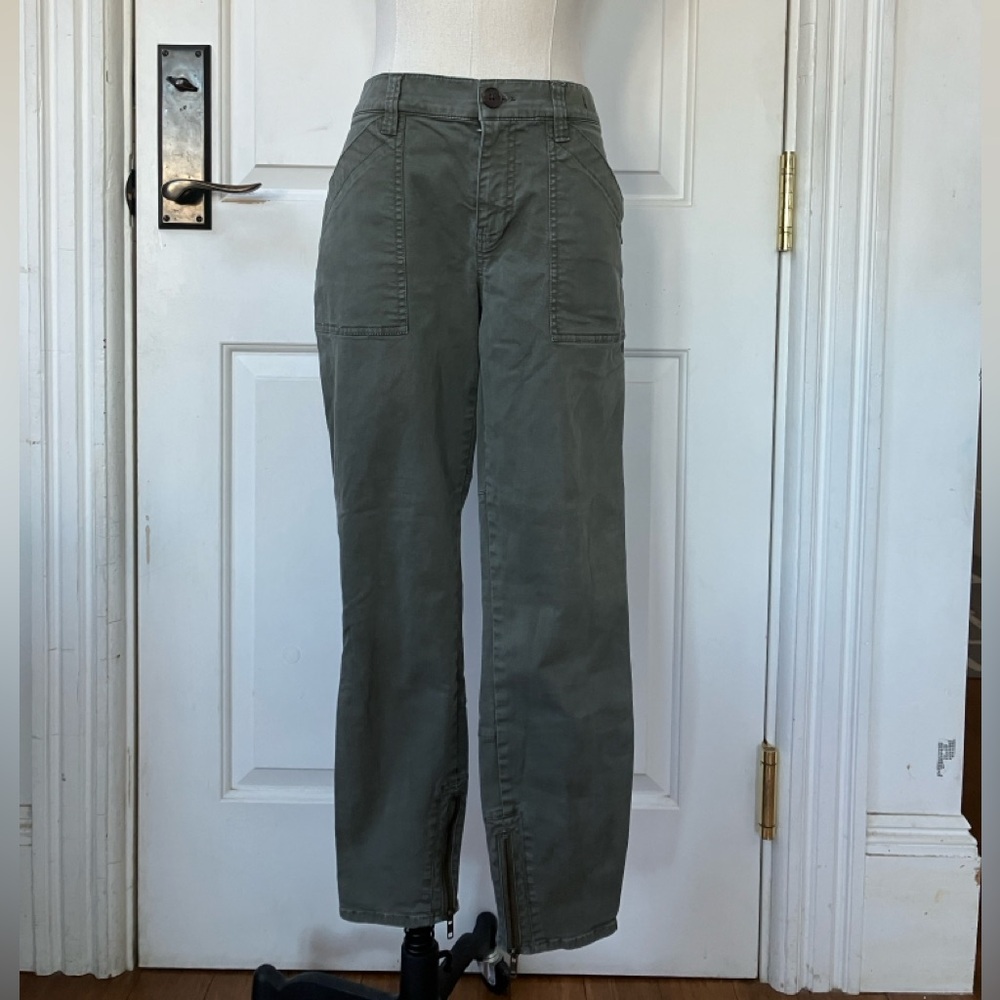 Madewell Olive Cropped Pants -size 28-30